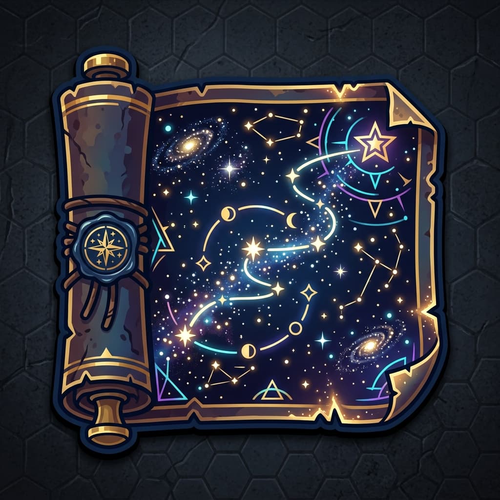 Star Map, a collectible cargo item in StarSeeker.
