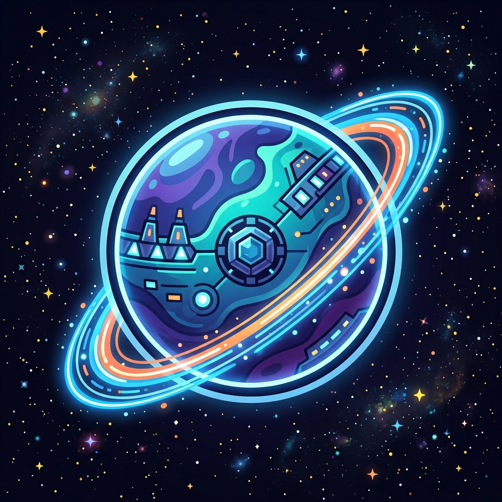 Planet art for Deep Space